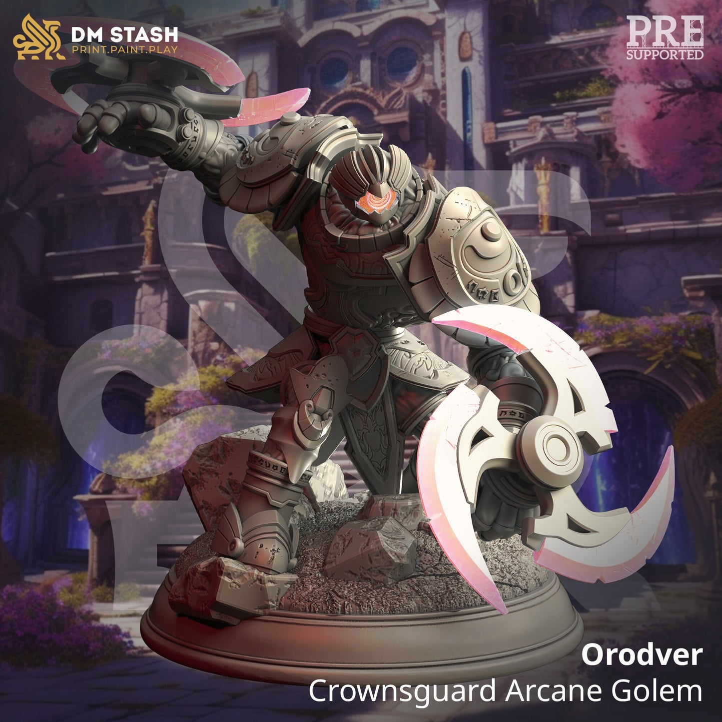 Arcane Golem from "Siege of Nirloom" by DM Stash Miniatures