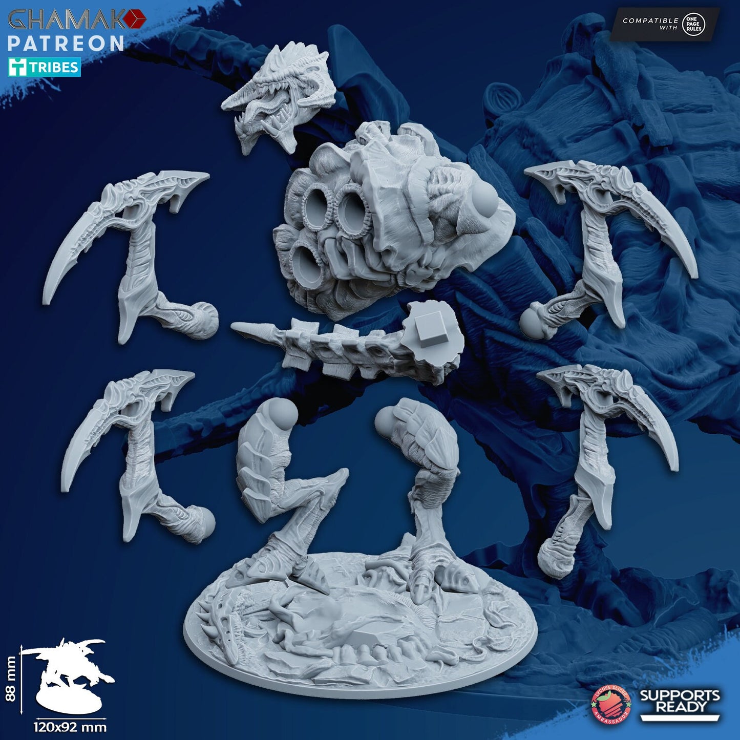 Orthopterax Malevolent  by Ghamak Miniatures