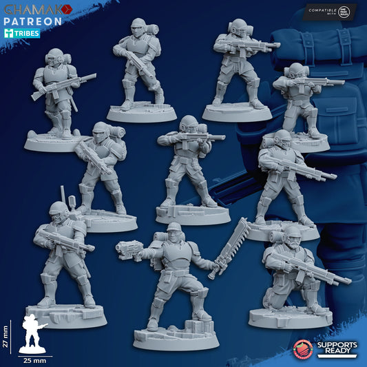 Assault Troops by Ghamak Miniatures
