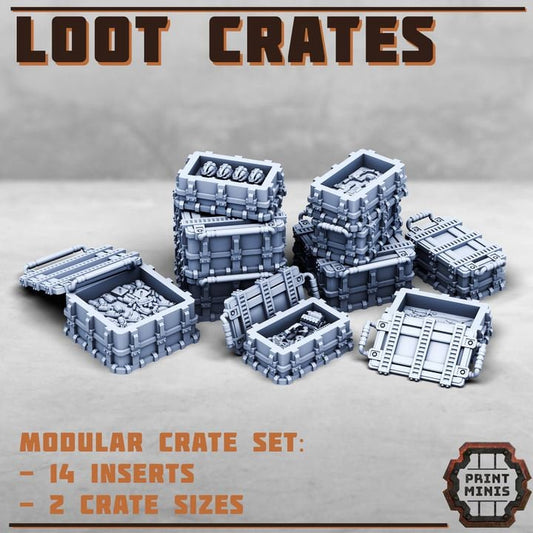 Loot Crates by Print Minis Miniatures