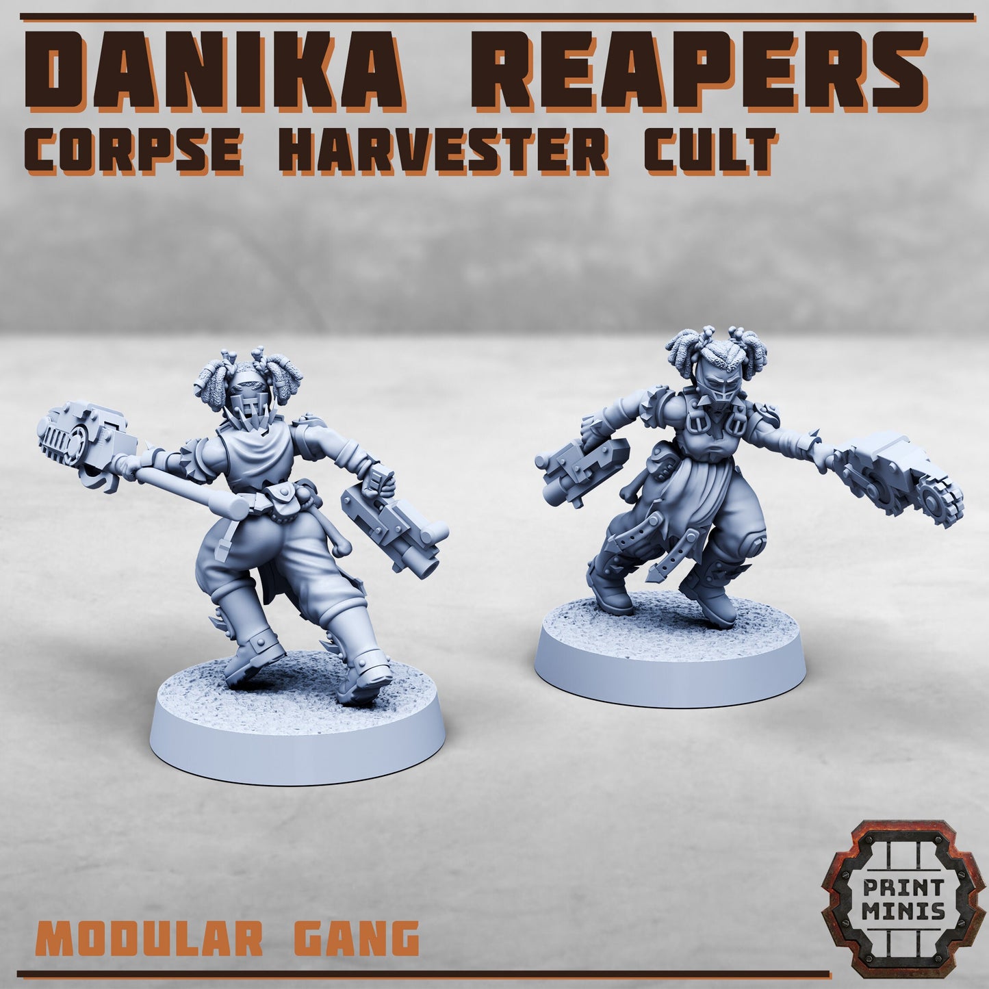 Danika Reapers Gang by Print Minis Miniatures