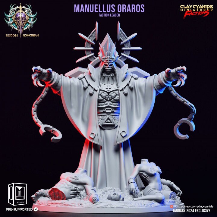 Manuellus Oraros by Clay Cyanide Miniatures