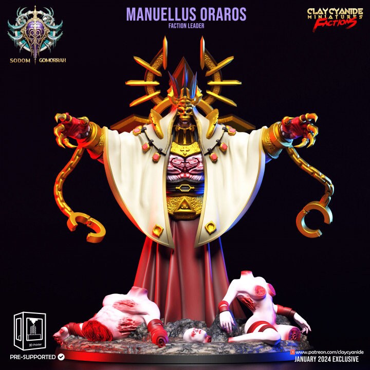 Manuellus Oraros by Clay Cyanide Miniatures