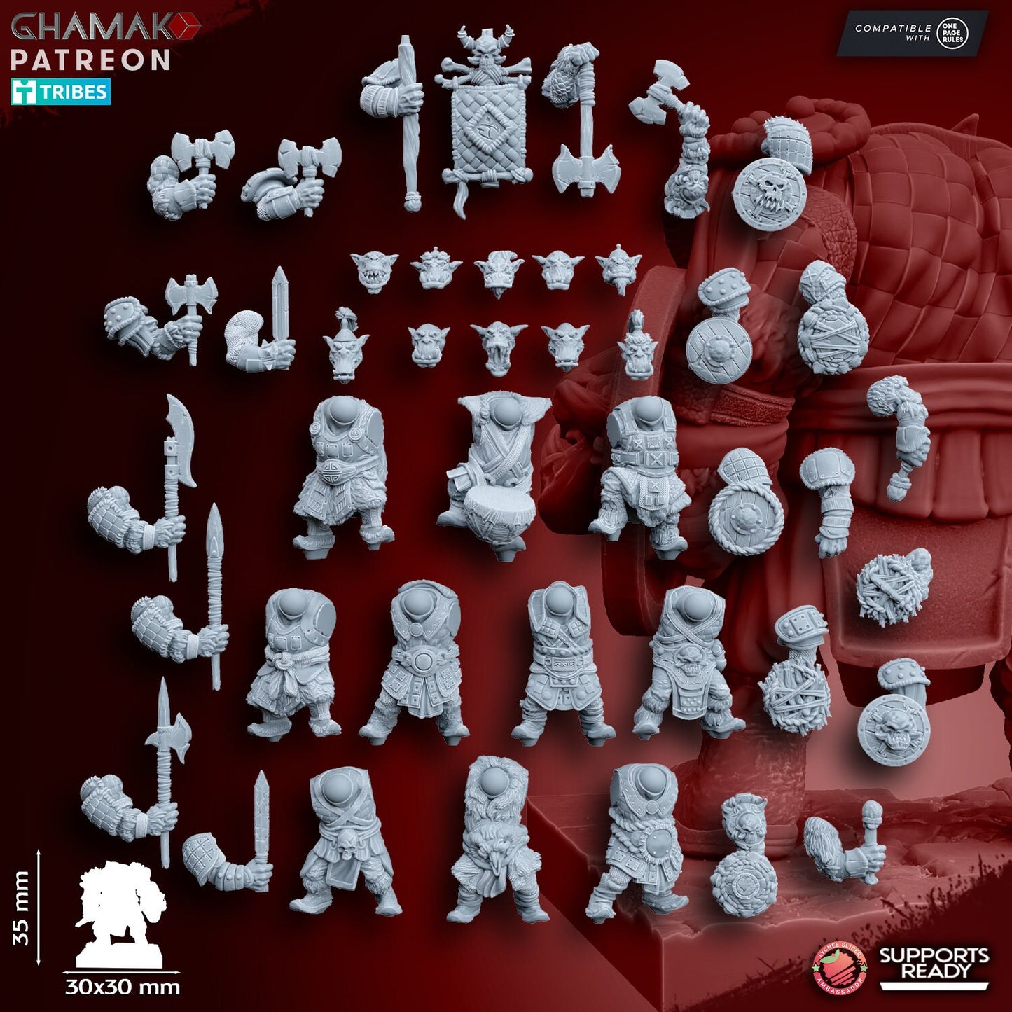 Orc Arbans by Ghamak Miniatures