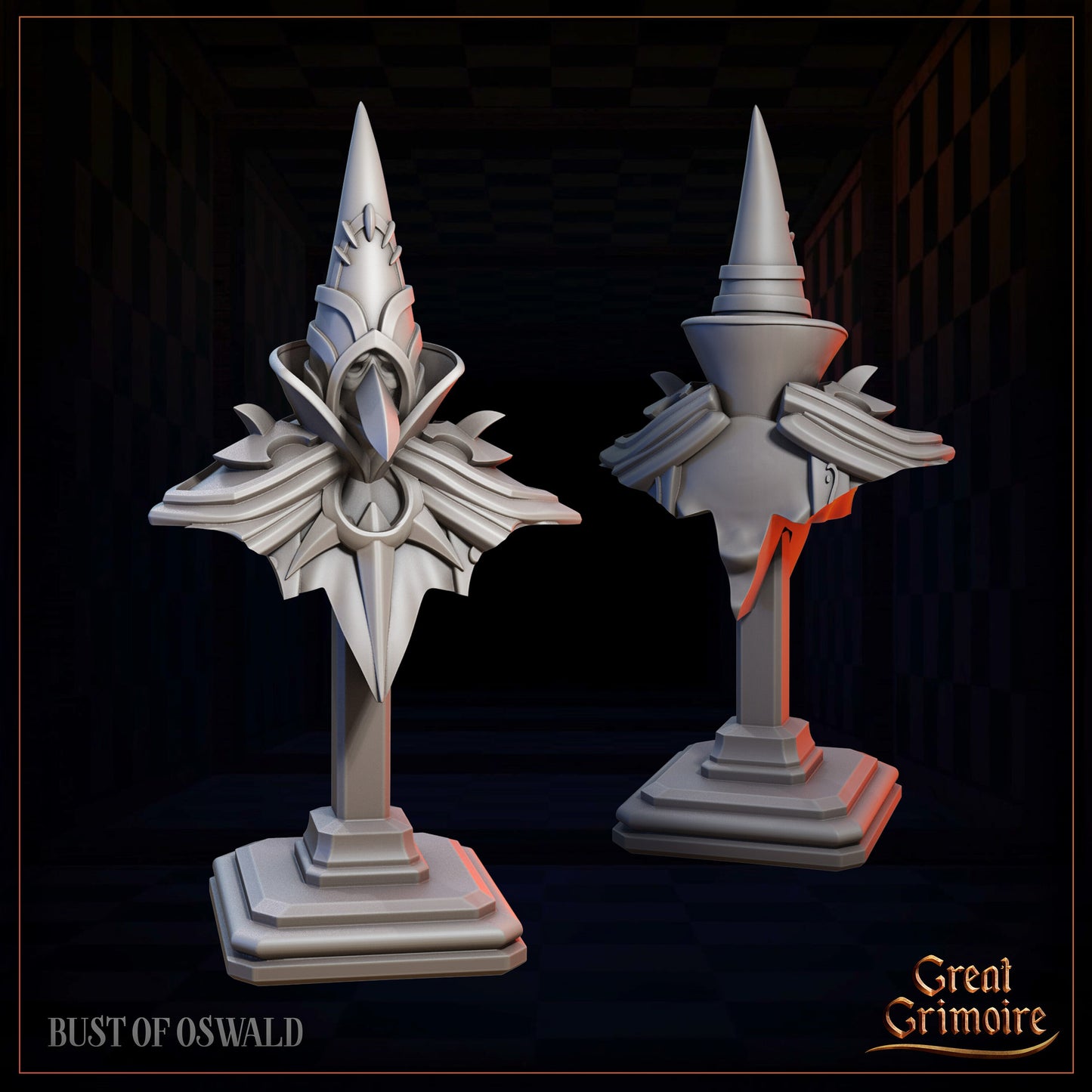 Oswald the Bishop from "Celestial Gambit" by Great Grimoire Miniatures