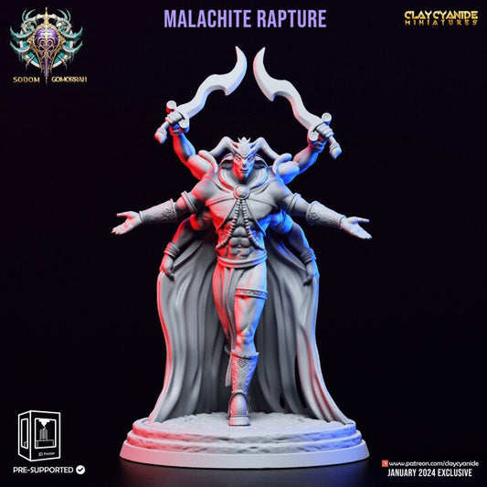 Malachite Rapture  by Clay Cyanide Miniatures