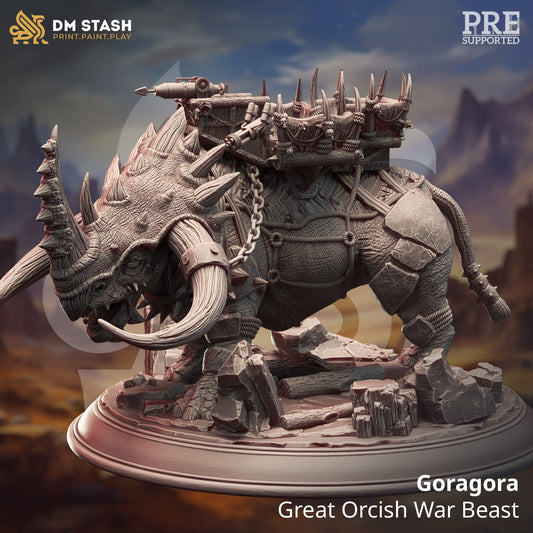 Goragora Warbeast  from "Orcish Incursion" by DM Stash Miniatures