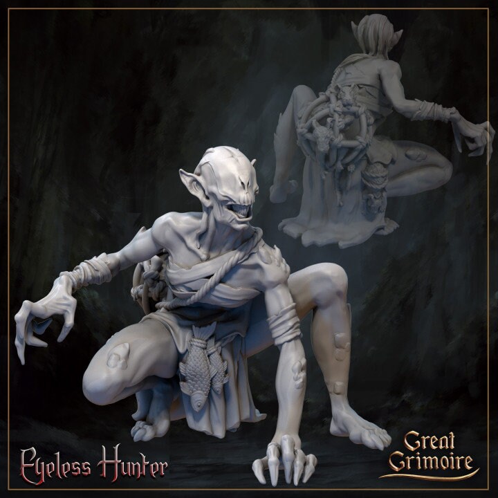 The Eyeless from "Horrors of the Underground" by Great Grimoire Miniatures