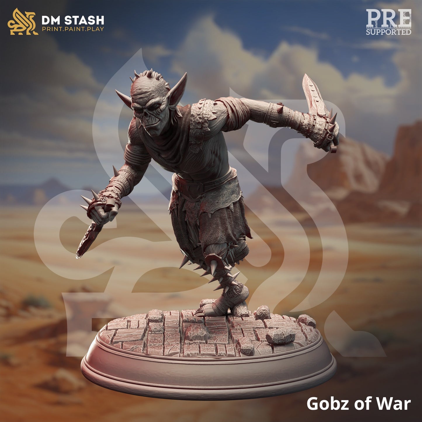 Gobz of War from "Orcish Incursion" by DM Stash Miniatures
