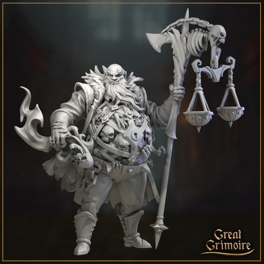 Fate Weigher from "Merchants of the Mystic Market" by Great Grimoire Miniatures
