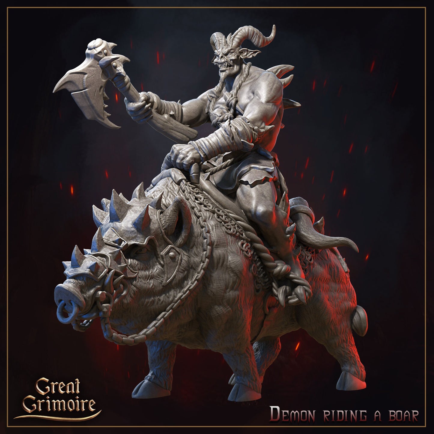 Demon Legion from "Burning Chaos" by Great Grimoire Miniatures
