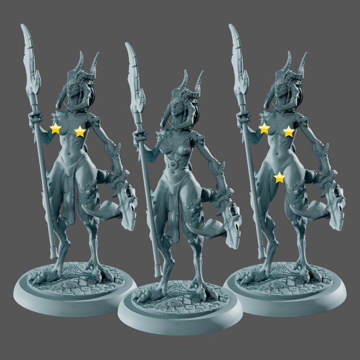 Aradia Female Demon Warrior by Gaia's Kiss Miniatures