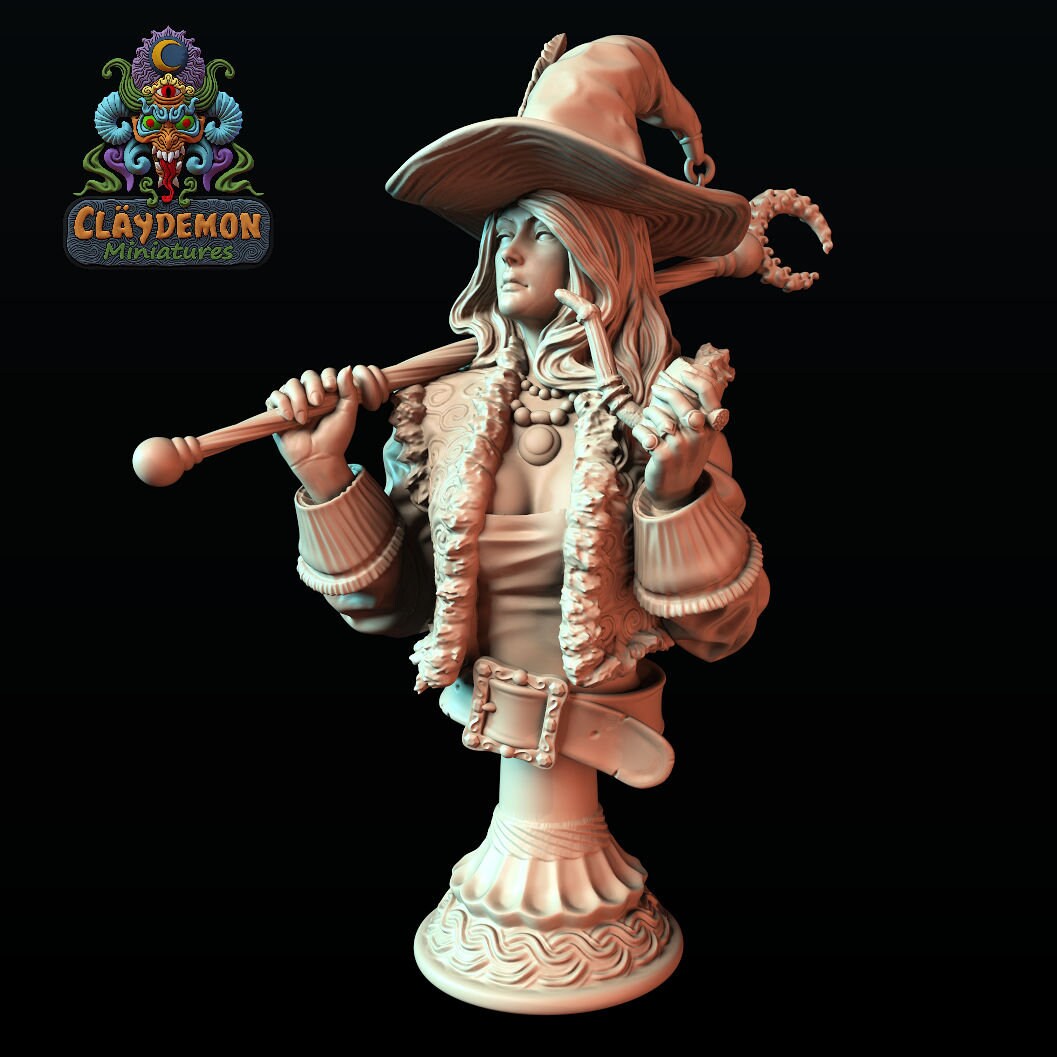 The Dream Conjurer Bust by Claydemon Miniatures