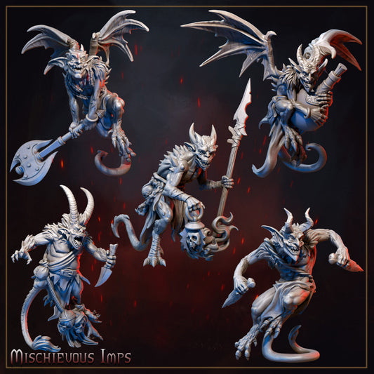 Mischievous Imps  from "Burning Chaos" by Great Grimoire Miniatures