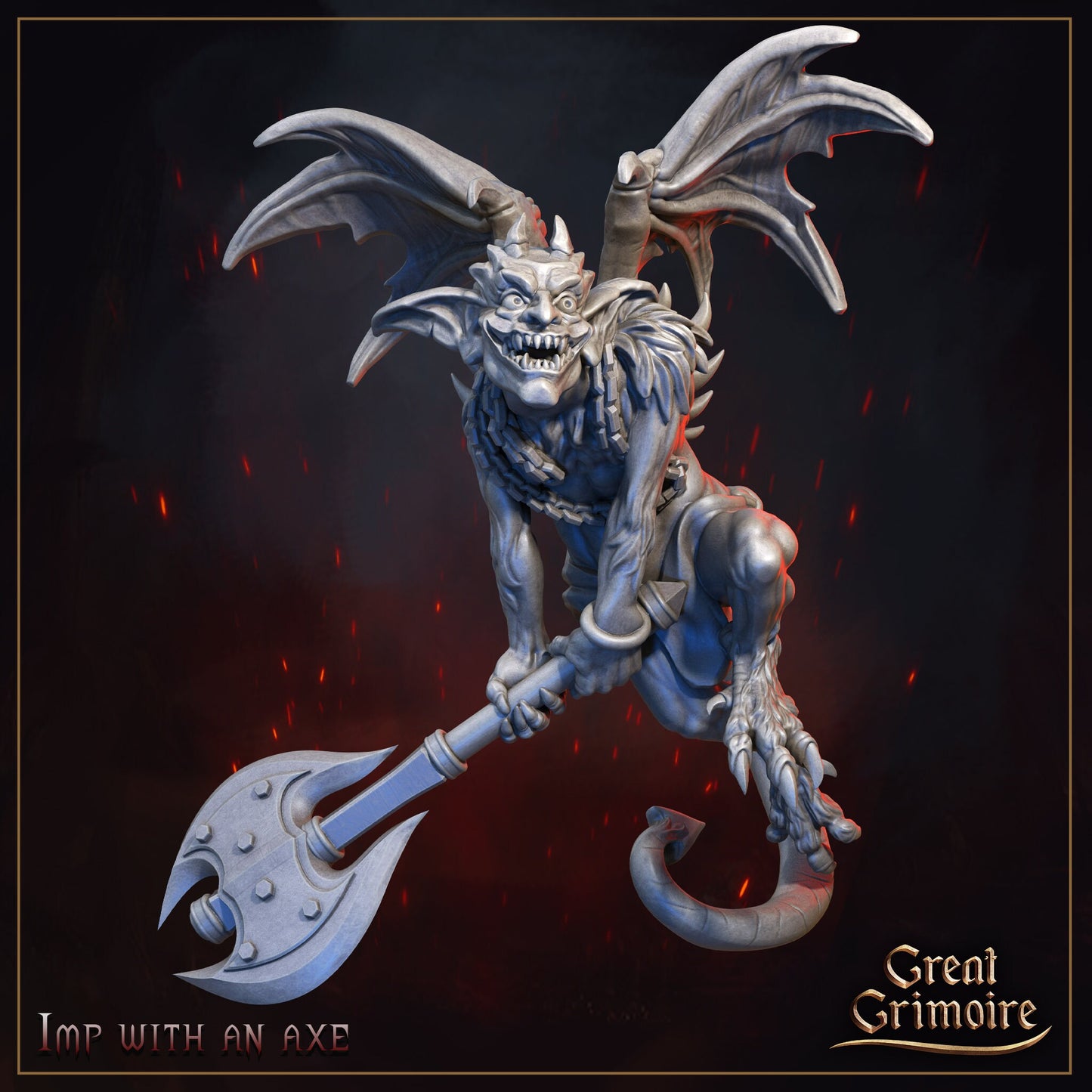 Mischievous Imps  from "Burning Chaos" by Great Grimoire Miniatures