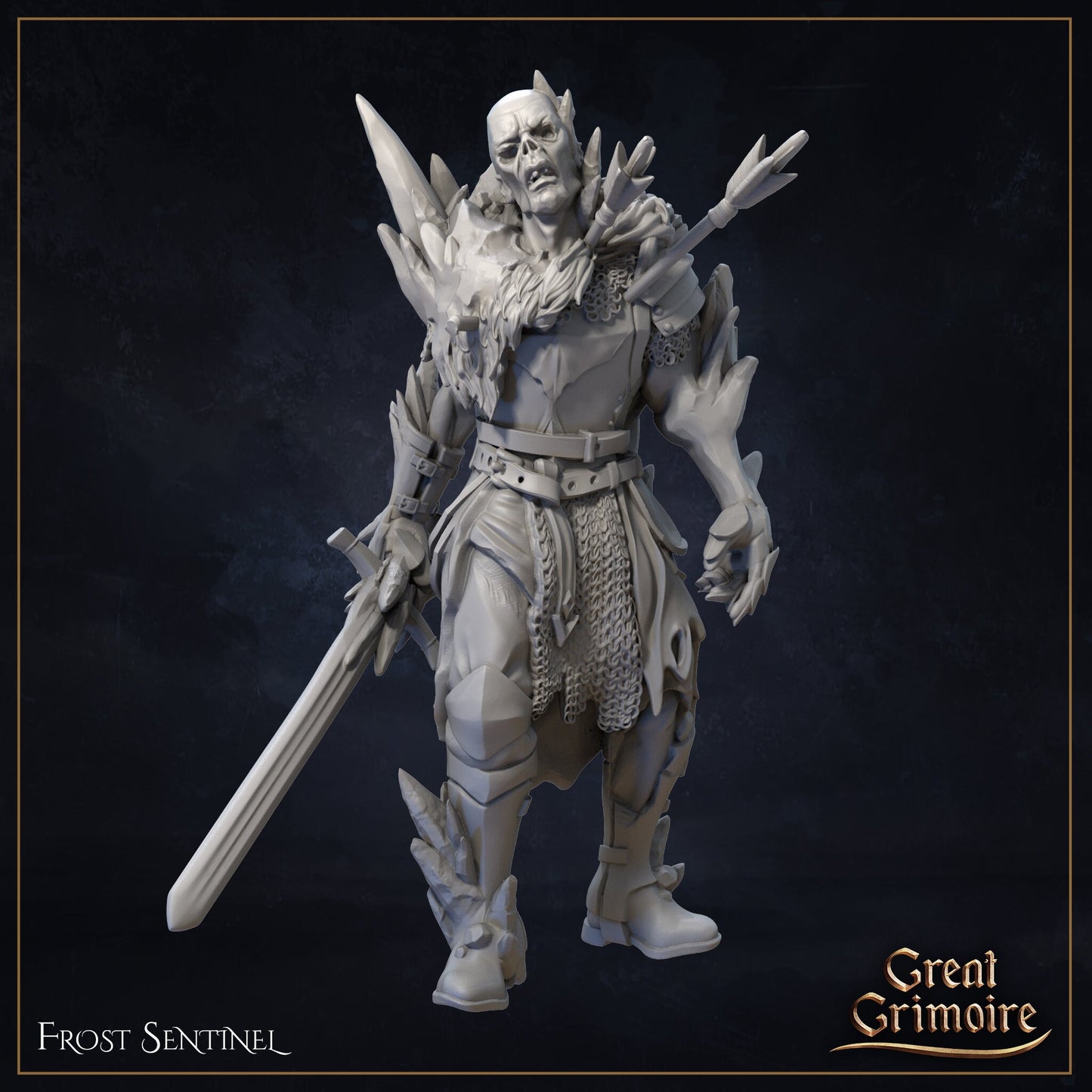 Frozen Knights from "Elemental Awakening" by Great Grimoire Miniatures