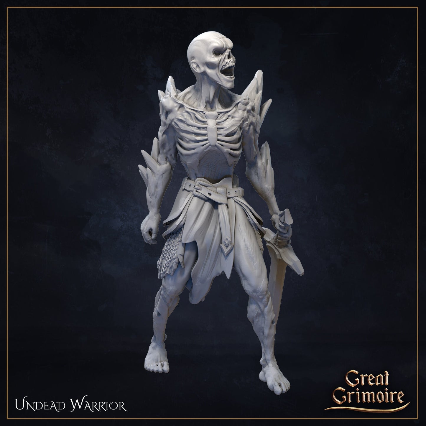 Frozen Knights from "Elemental Awakening" by Great Grimoire Miniatures