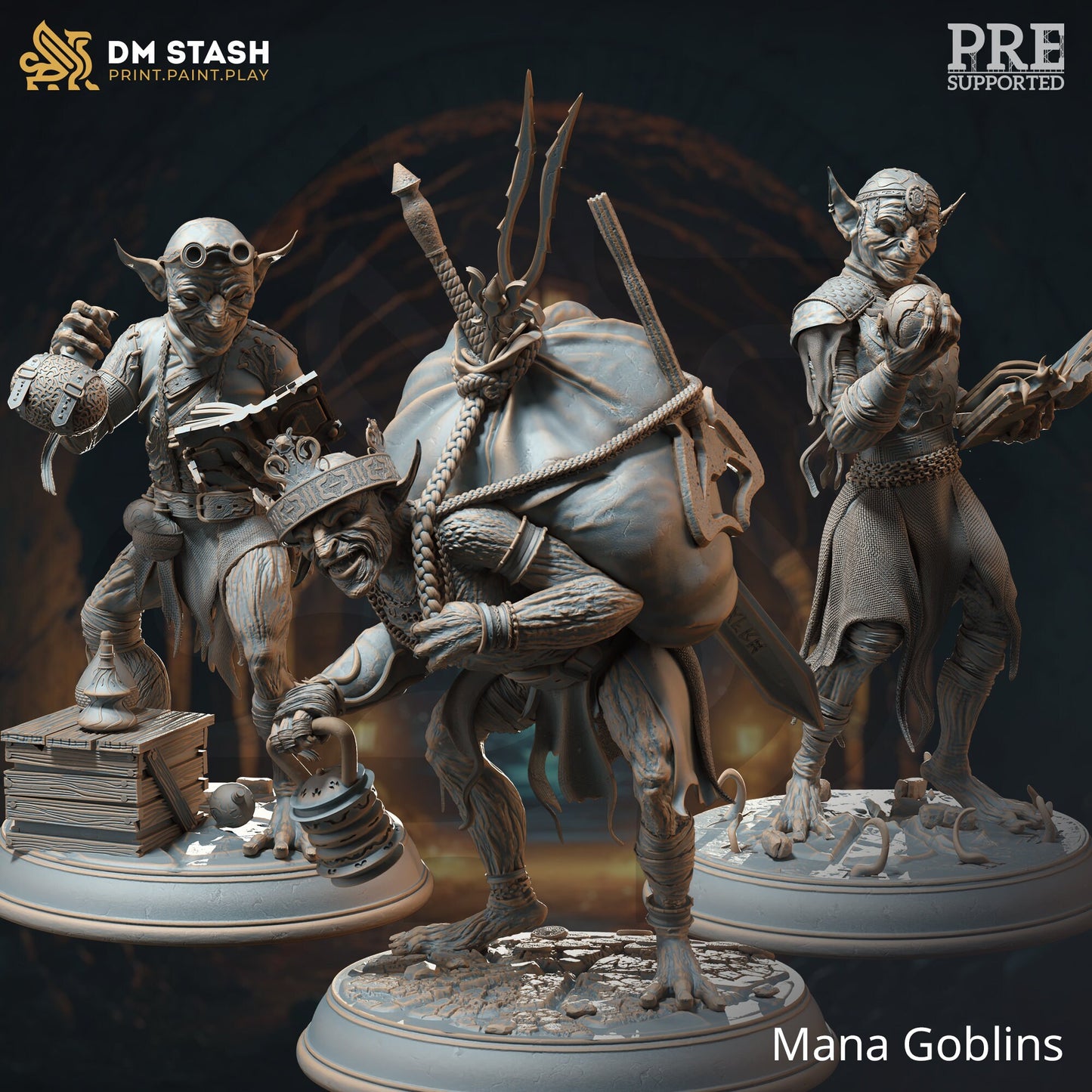 Mana Goblins from "University of Ardris" by DM Stash Miniatures
