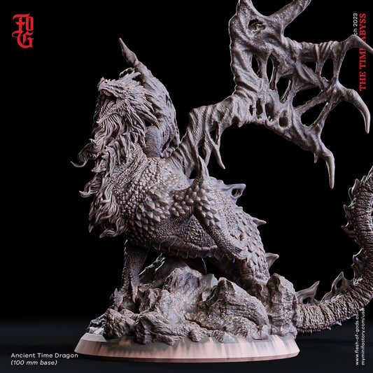 Ancient Time Dragon from "Time Abyss"  by Flesh of Gods Miniatures