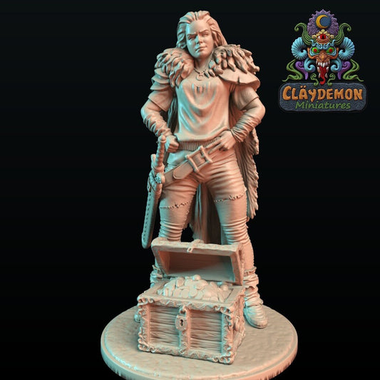 Little Wolf Bandit Leader by Claydemon Miniatures