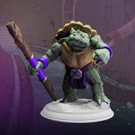 Dawn Shell Turtle Monk  by DM Stash Miniatures