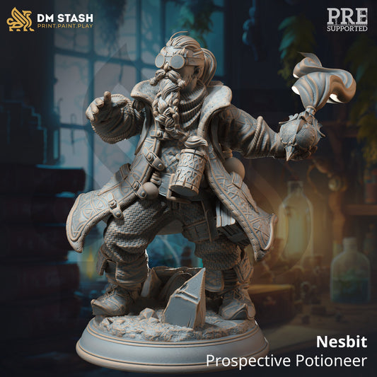 Dwarven Alchemist from "University of Ardris" by DM Stash Miniatures