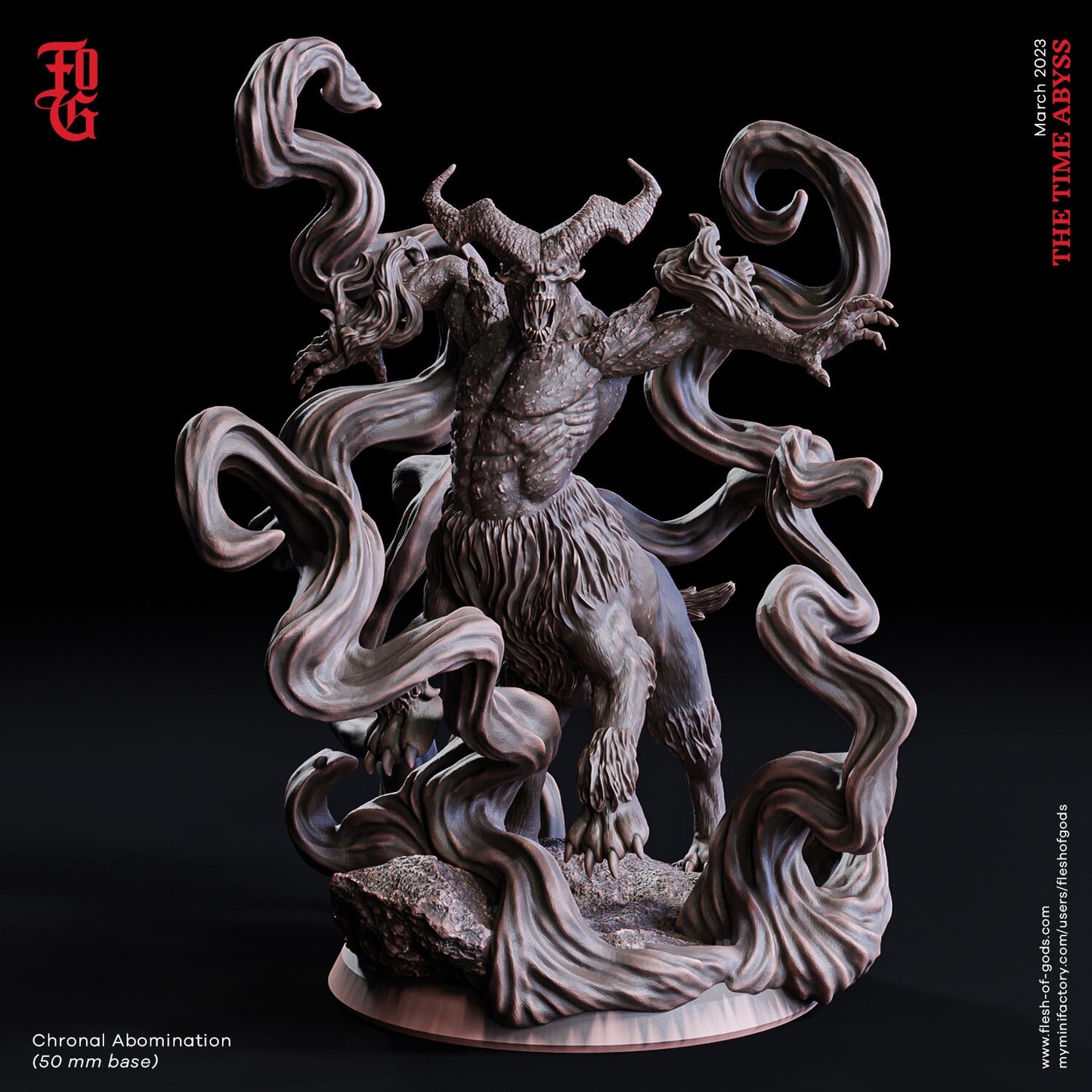 Chronal Abomination from "Time Abyss" by Flesh of Gods Miniatures