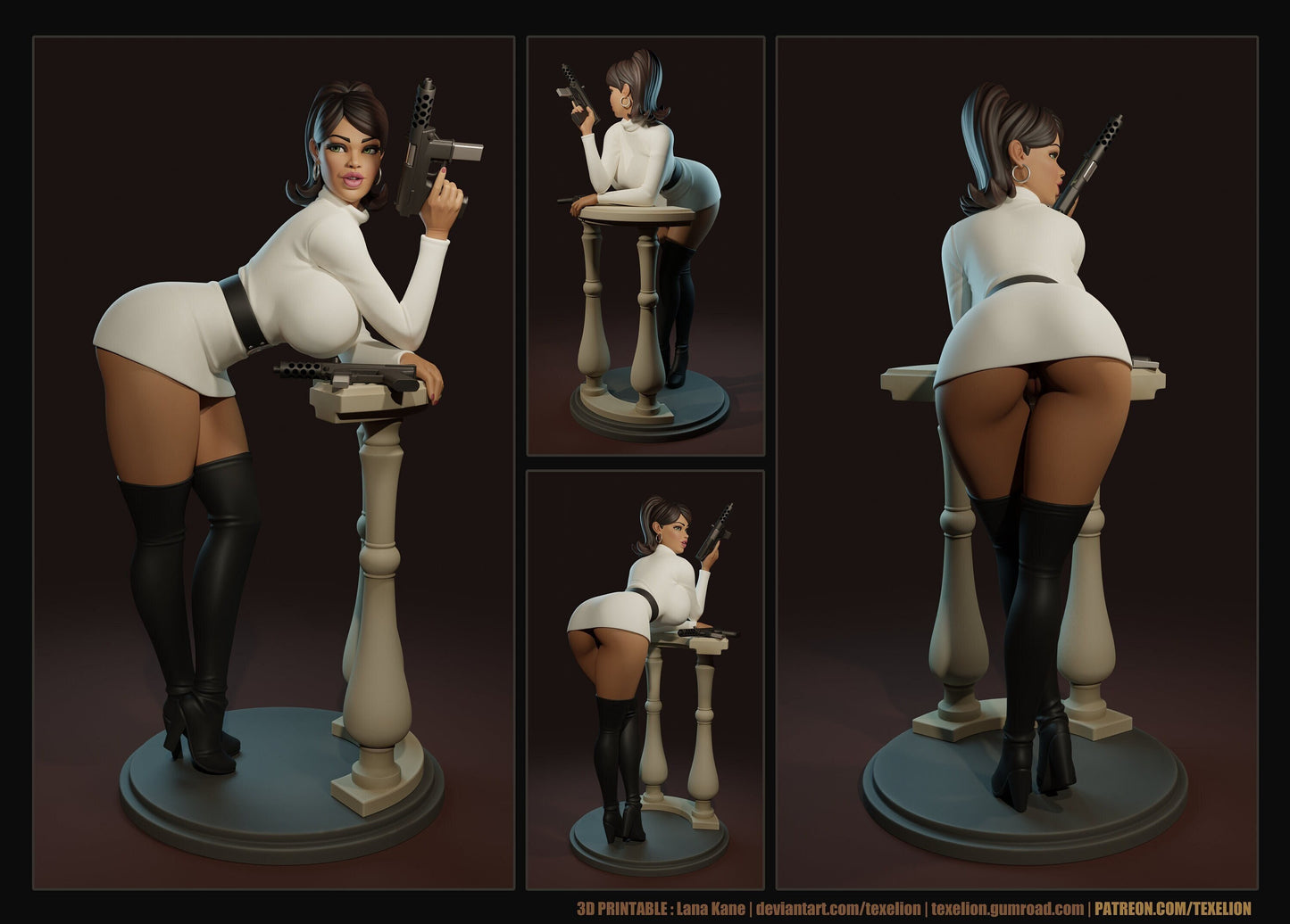 Lana by Texelion Pin Up Miniatures