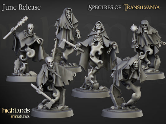 Crypt Ghosts from Transylvanya by Highland Miniatures