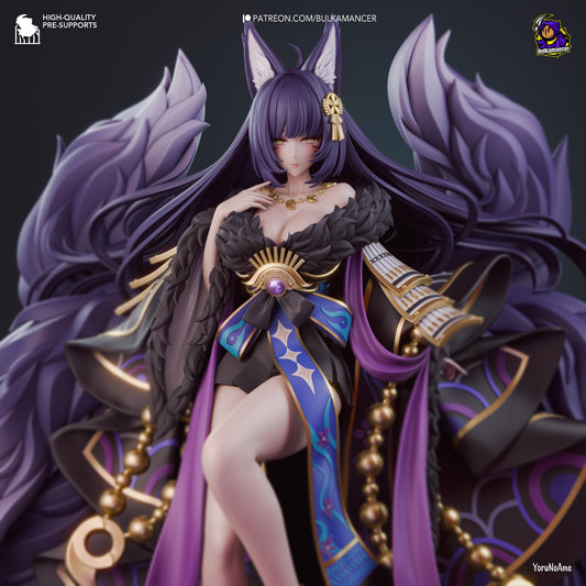 Aloof Kitsune Statue Model Kit by Bulkamancer Sculpts