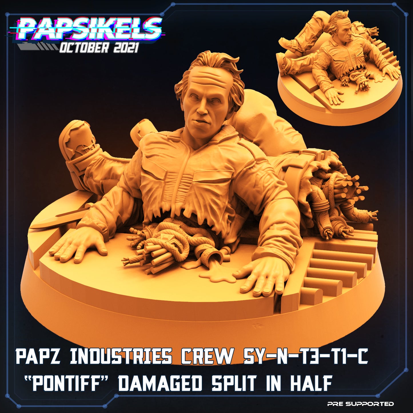 Crew Member Pontiff Destroyed by Papsikels Miniatures