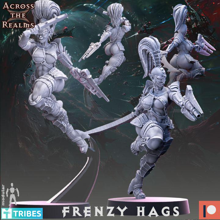 Frenzy Hags by Across the Realms Miniatures