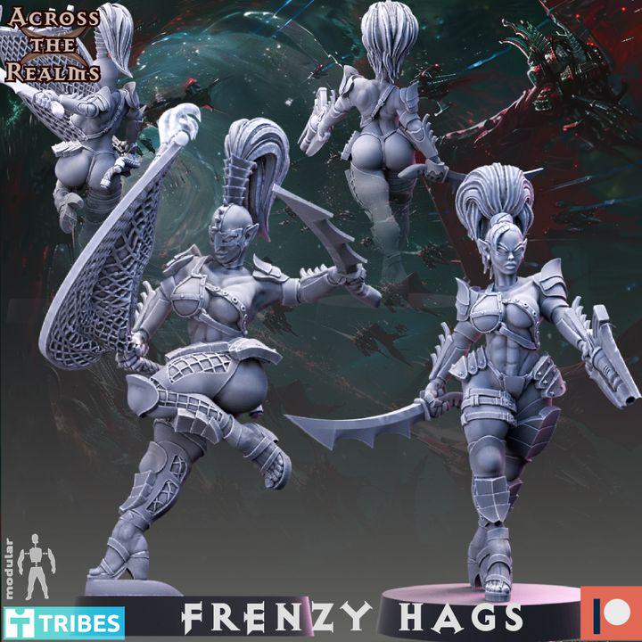Frenzy Hags by Across the Realms Miniatures