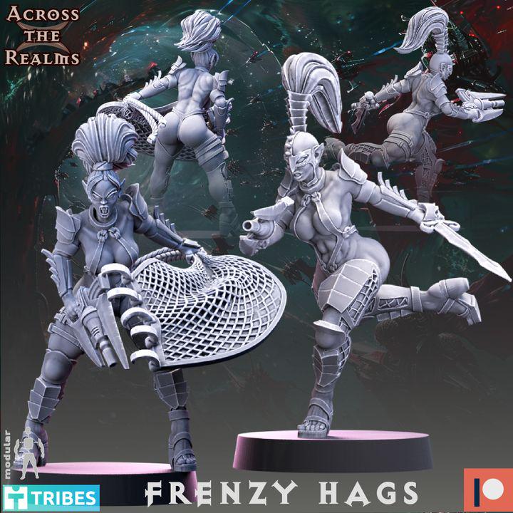 Frenzy Hags by Across the Realms Miniatures