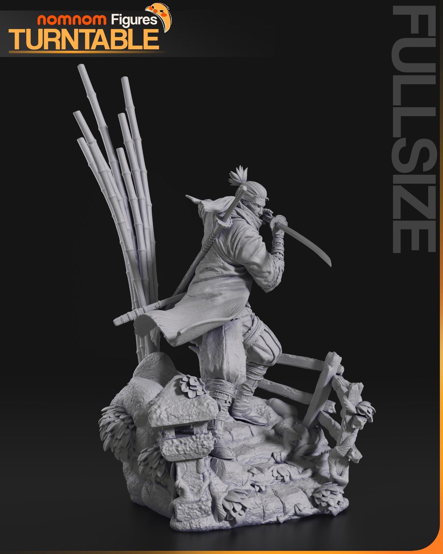 Sekiro Statue Model Kit by Nomnom Figures