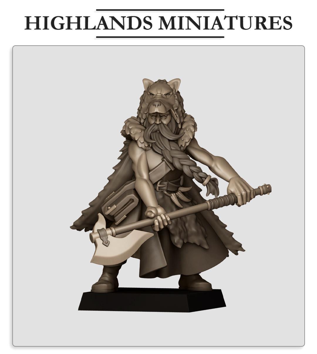 Mergenheim Druid  by Highland Miniatures