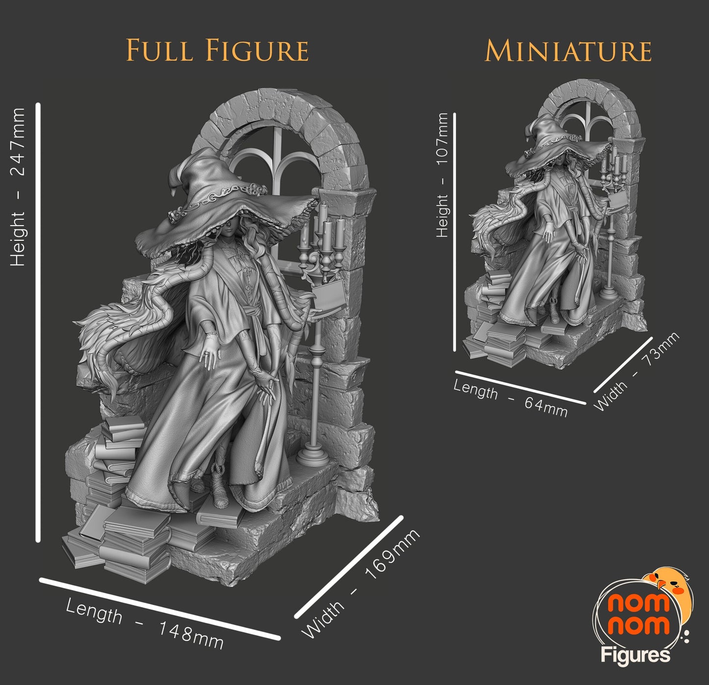The Witch Statue Model Kit by Nomnom Figures