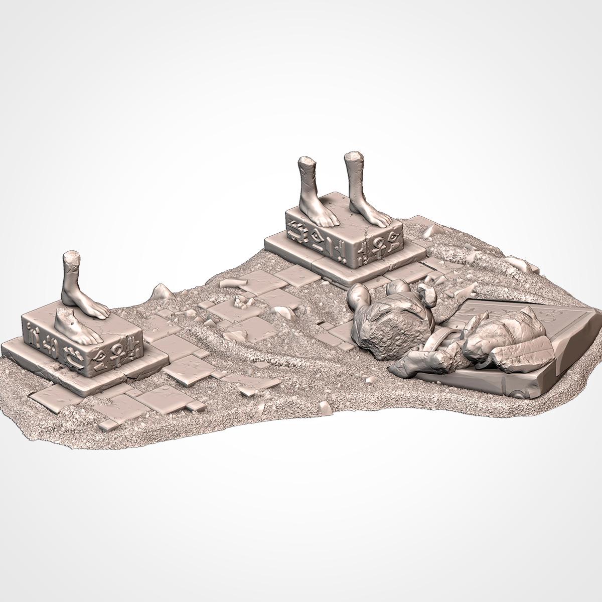 Egyptian Monuments and Pyramids  by Txarli Factory Terrain