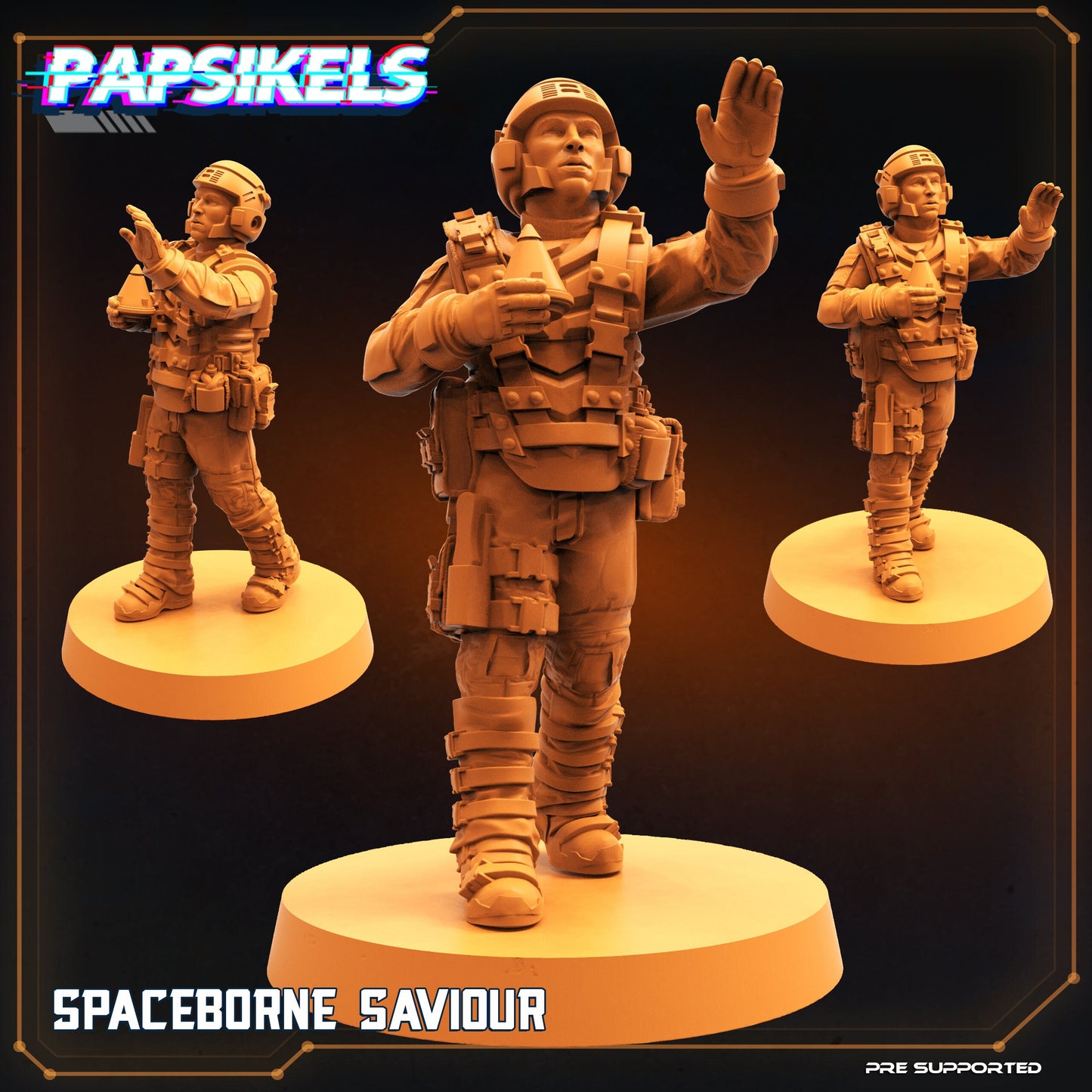 Spaceborne Defenders from "Dropship Troopers" by Papsikels Miniatures