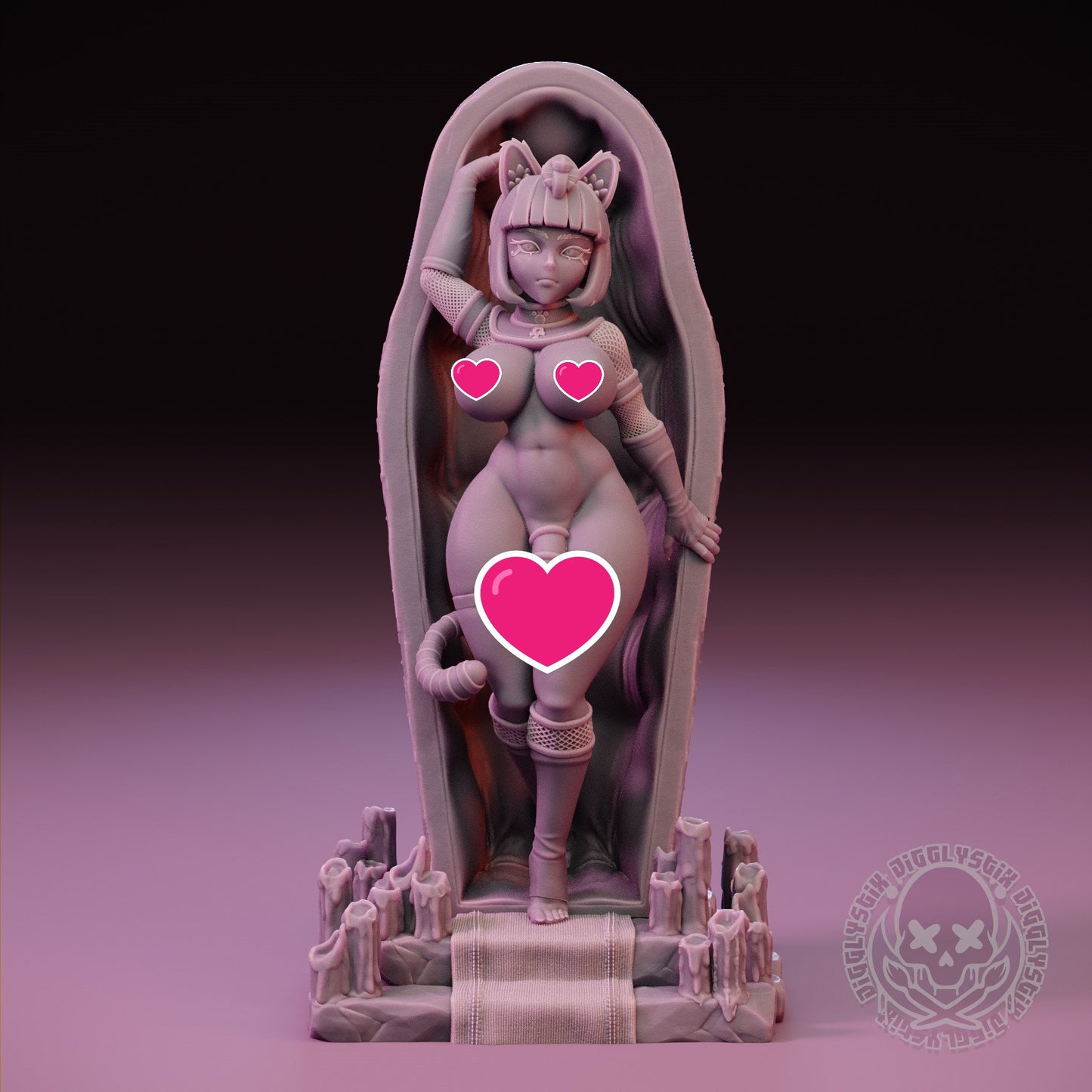 Ankha by Jigglystix Pin Up Factory Miniatures