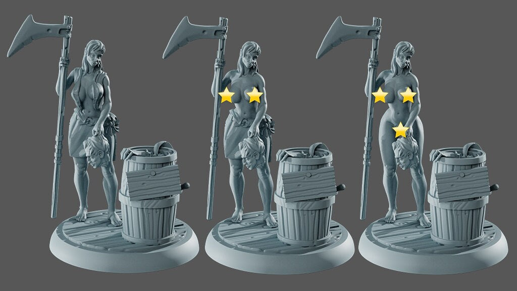 Kendra Ghoul by Gaia's Kiss Pin Up Miniatures