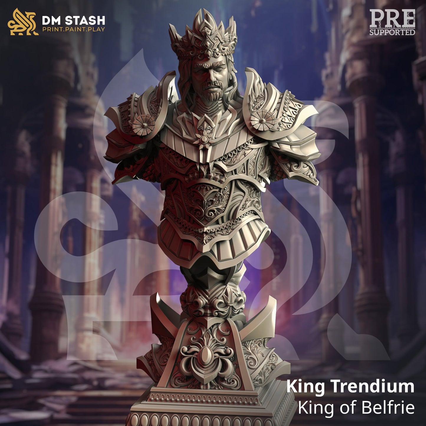 King Trendium from "Siege of Nirloom" by DM Stash Miniatures