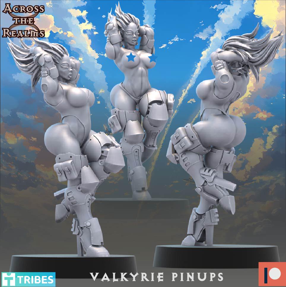 Valkyrie Pinups by Across the Realms Miniatures