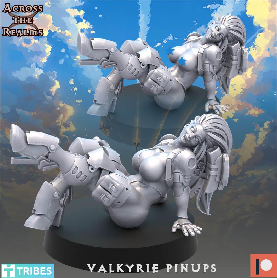 Valkyrie Pinups by Across the Realms Miniatures