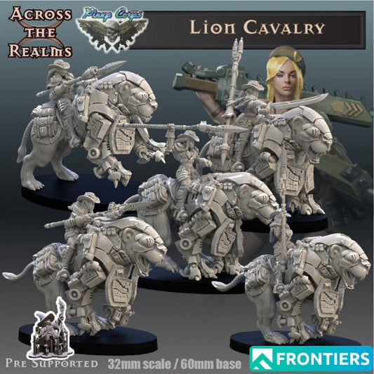 Lion Calvary by Across the Realms Miniatures