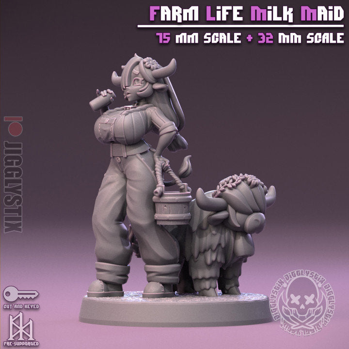 Milk Maids  by Jigglystix Pin Up Factory