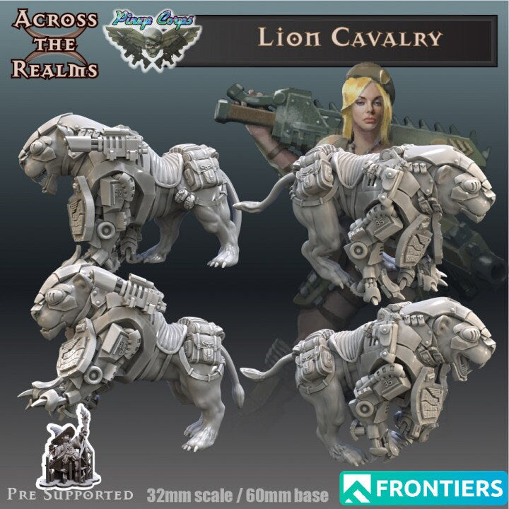 Lion Calvary by Across the Realms Miniatures
