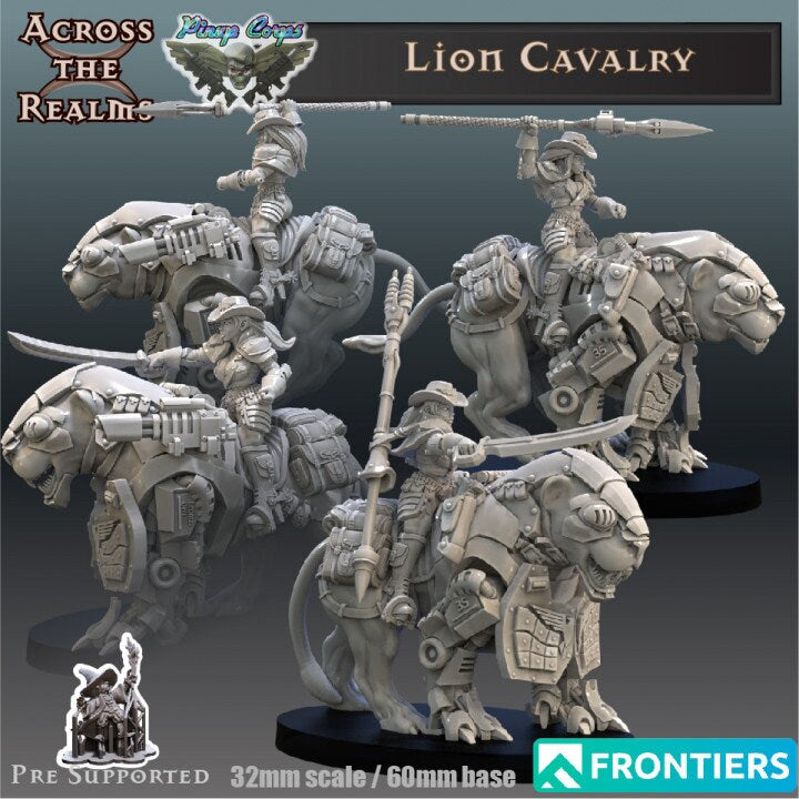 Lion Calvary by Across the Realms Miniatures