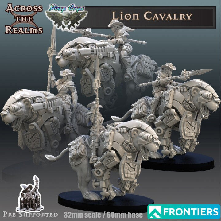Lion Calvary by Across the Realms Miniatures