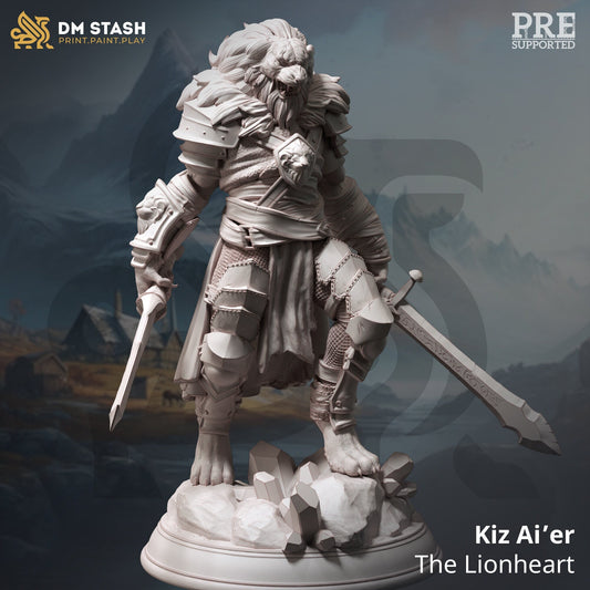 Lionheart from "Hex Hunters" by DM Stash Miniatures